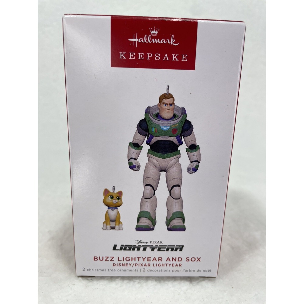 Hallmark Keepsake 2022 Buzz Lightyear and Sox Disney Pixar Lightyear NIB